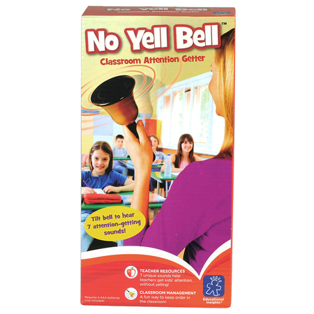 EDUCATIONAL INSIGHTS No Yell Bell® Classroom Attention-Getter 1250